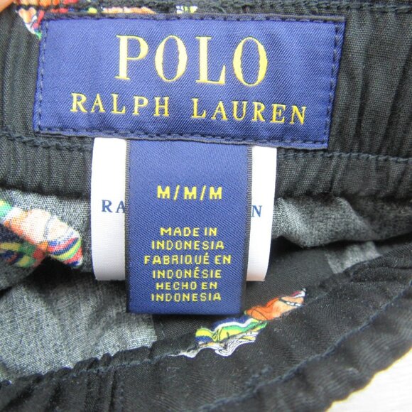 Polo Ralph Lauren Basketball Bear Boxer Briefs Mens Size Medium Black NEW - Picture 10 of 11